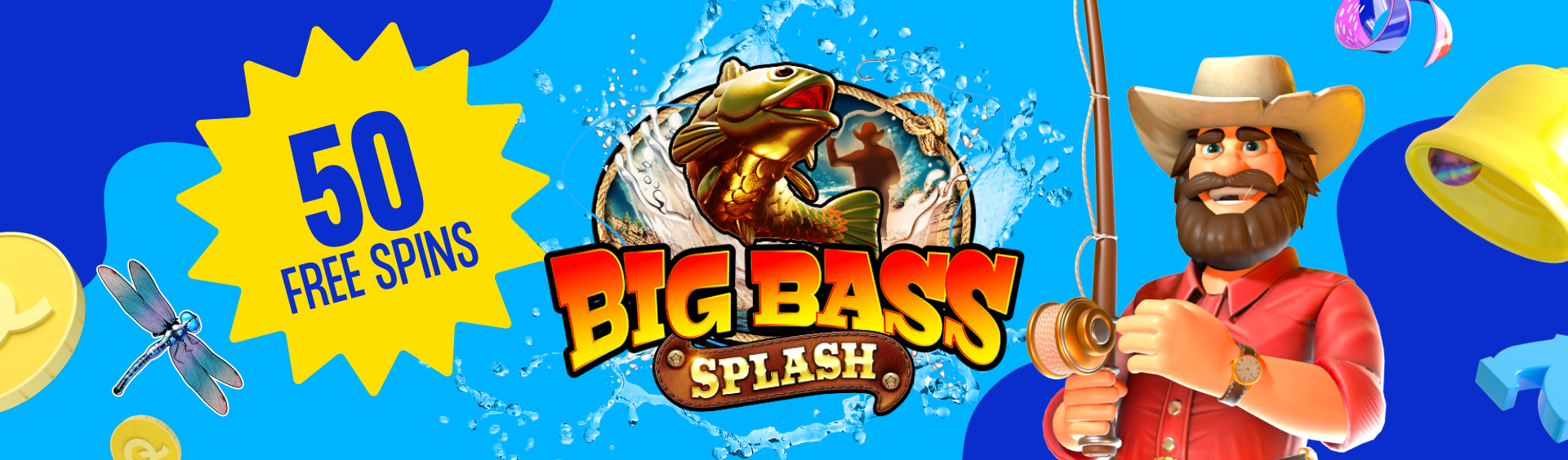 50 free spins casino Welcome Offer real money bets no wagering casino online casino UK mobile casino big bass splash slot game fishing games casino promotions