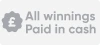 All Winnings Paid In Cash