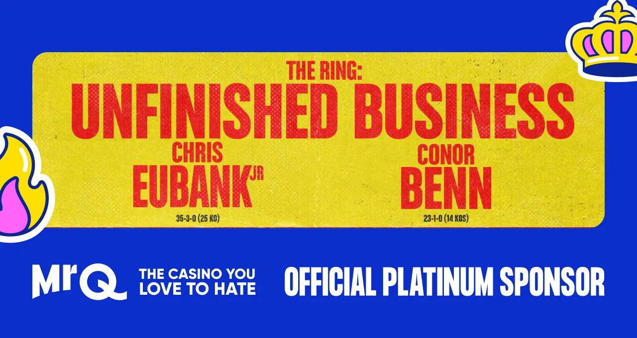 MrQ named platinum sponsor for Eubank Jr vs Benn 2