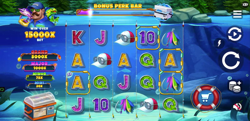 More Unusual Catch slot game Games Global slot game fishing slots fishing game fisherman moustache man real money bets mrq mobile casino reels