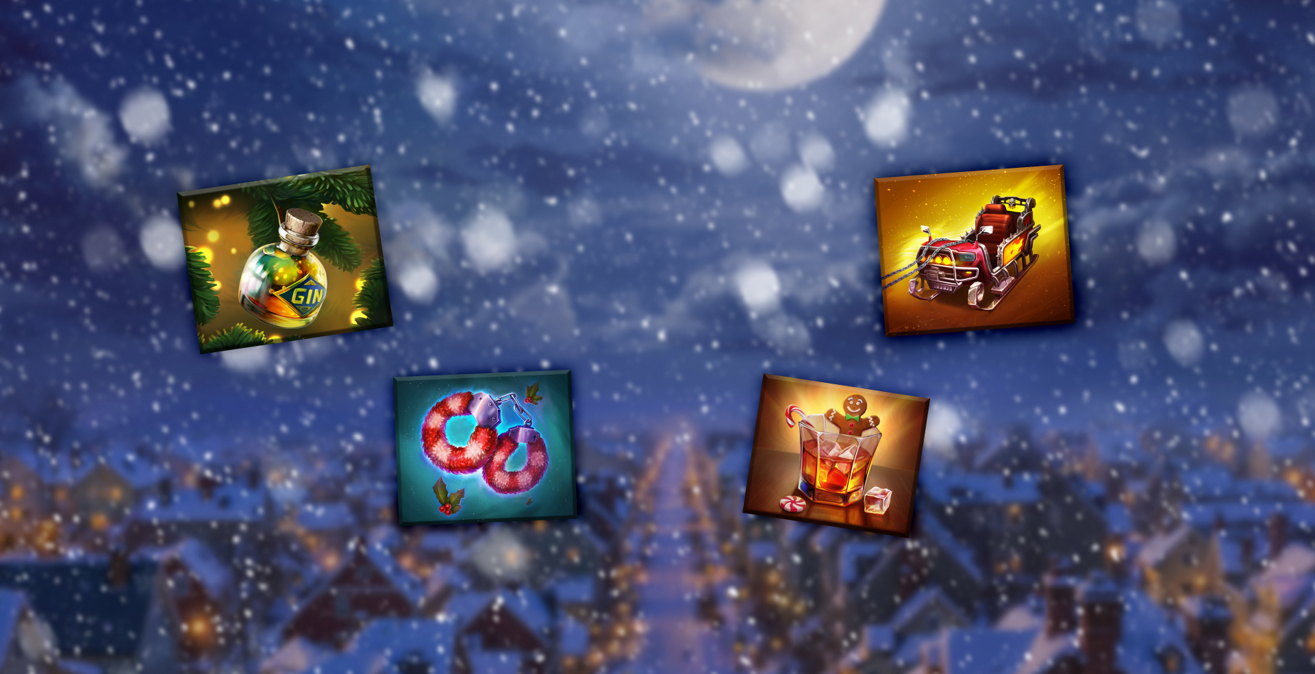 Saint Nicked 2 Ho Ho Ho slot game Christmas games christmas slots MrQ online casino real money bets Rudolph symbol 