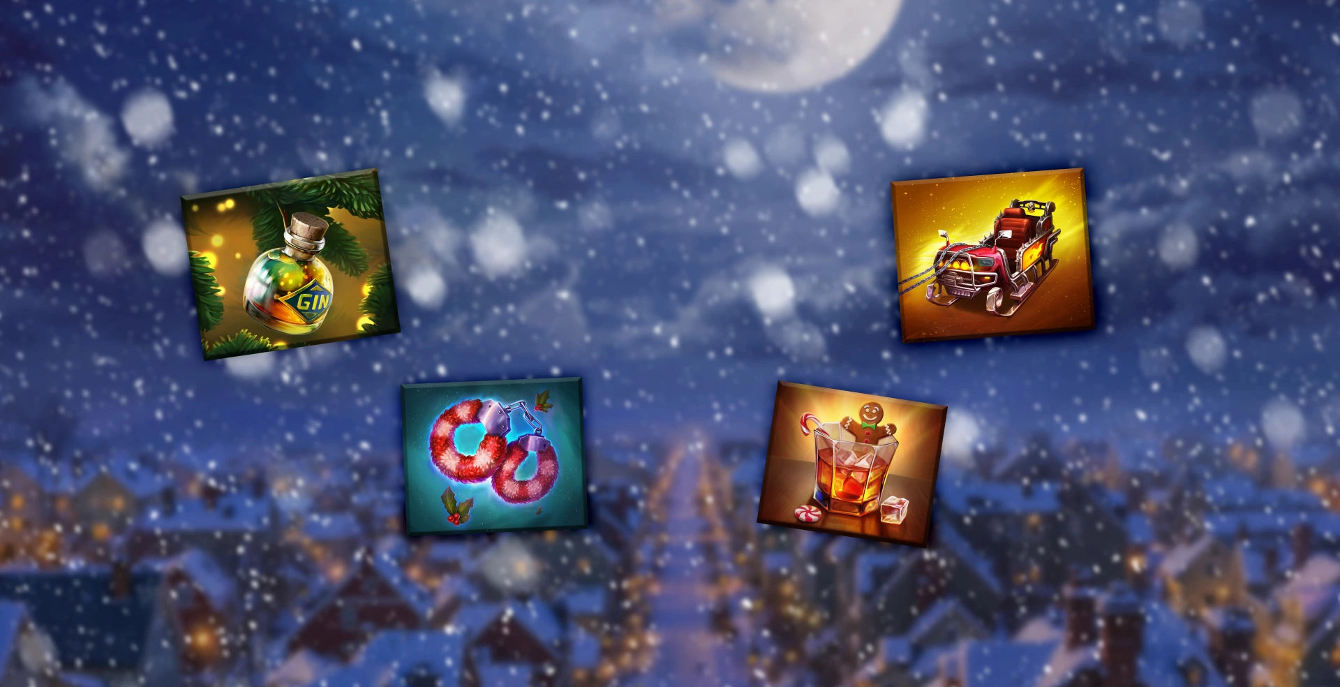 Saint Nicked 2 Ho Ho Ho slot game Christmas games christmas slots MrQ online casino real money bets Rudolph symbol