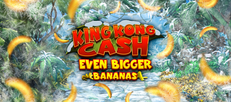 King Kong cash slot series King Kong Cash Even Bigger Bananas Xmas slot game banana graphic blueprint gaming amazon slots mrq online casino no wagering real money bets