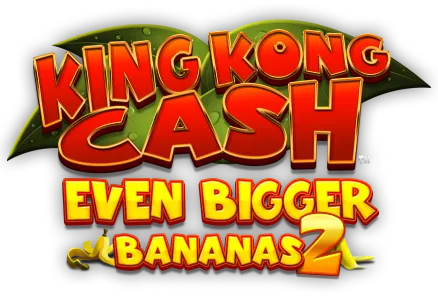 King Kong Cash slot series King Kong Cash Even Bigger Bananas 2 slot game mrq online casino jungle amazon slots palm trees monkey games real money bets palm tree logo