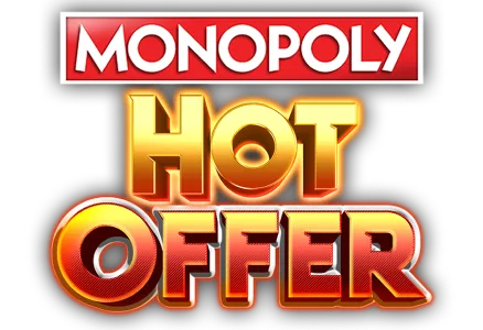 Monopoly Hot Offer slot game monopoly casino games monopoly man wild symbols game shows mrq online casino real money bets orange logo