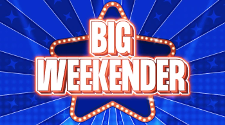 Big Weekender Bingo MrQ Bingo game bingo prizes bingo offers how to play bingo UK 90 ball bingo cash prize