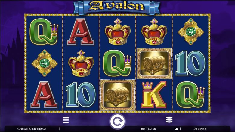 Avalon slot screenshot