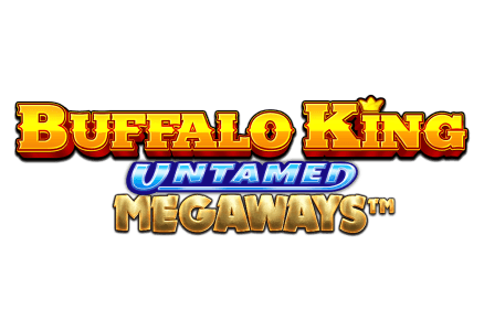 Buffalo King Untamed Megaways Bold Graphic Text online casino slot game pragmatic play logo