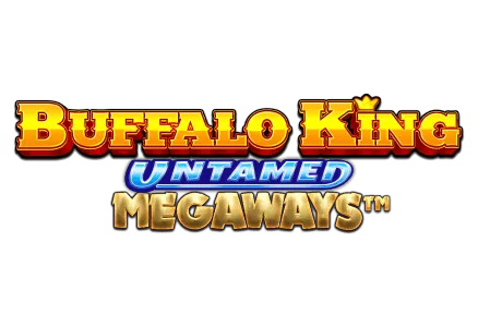 Buffalo King Untamed Megaways Bold Graphic Text online casino slot game pragmatic play logo