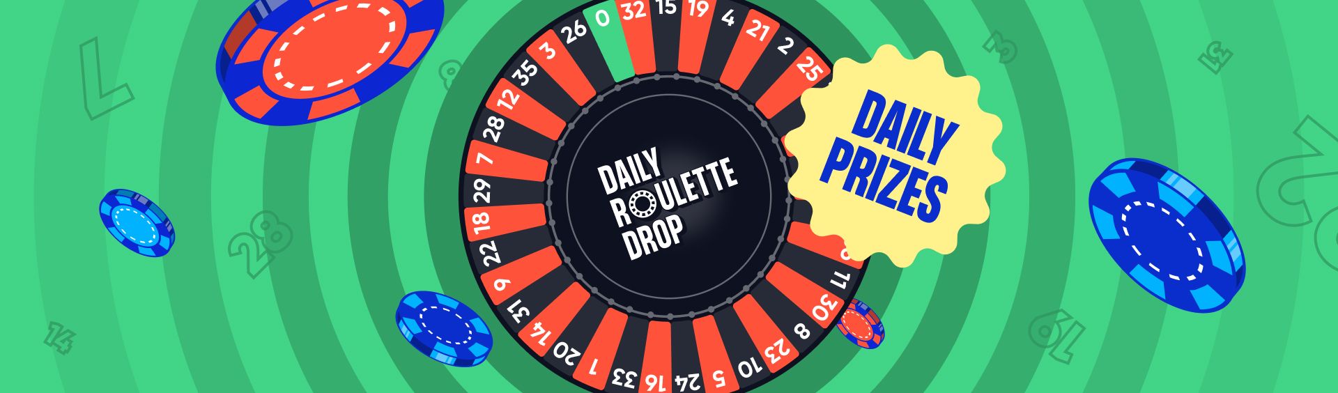 DFG Daily Roulette Drop Daily Free Games Daily Free Spins Daily Prizes Real Money Bets Online casino mobile casino UK Free Spins slots