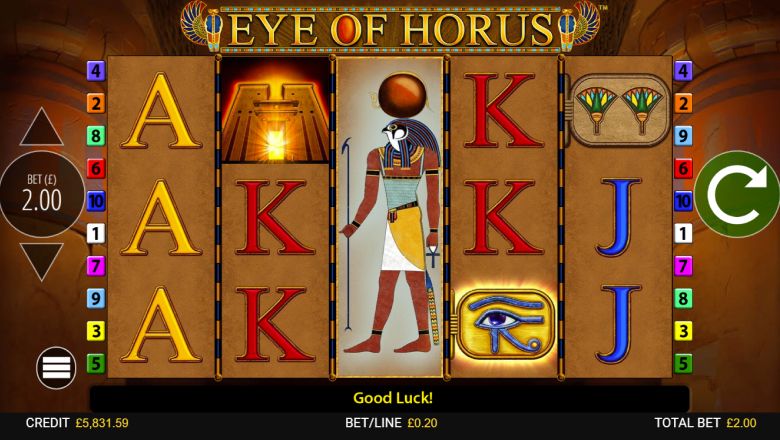 Eye of Horus slot screenshot