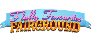 Fluffy Favourites Fairground slot game eyecon game provider ferris wheel circus tent rainbow in a field sunshine mrq online casino mobile casino real money bets video slot