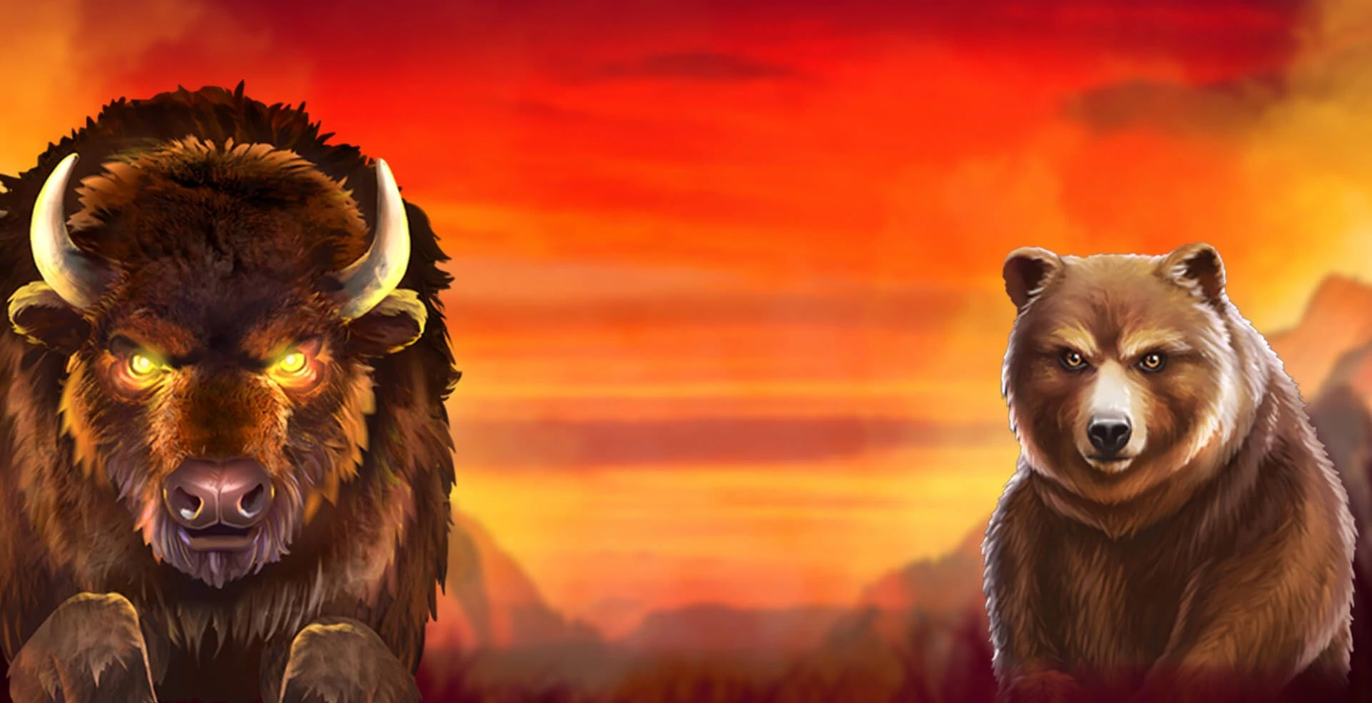 Bison Rising Megaways Jackpot King slot game jackpot games jackpot king slots popular slot games megaways casino slot games real money bets no wagering casino online bison graphic animal games