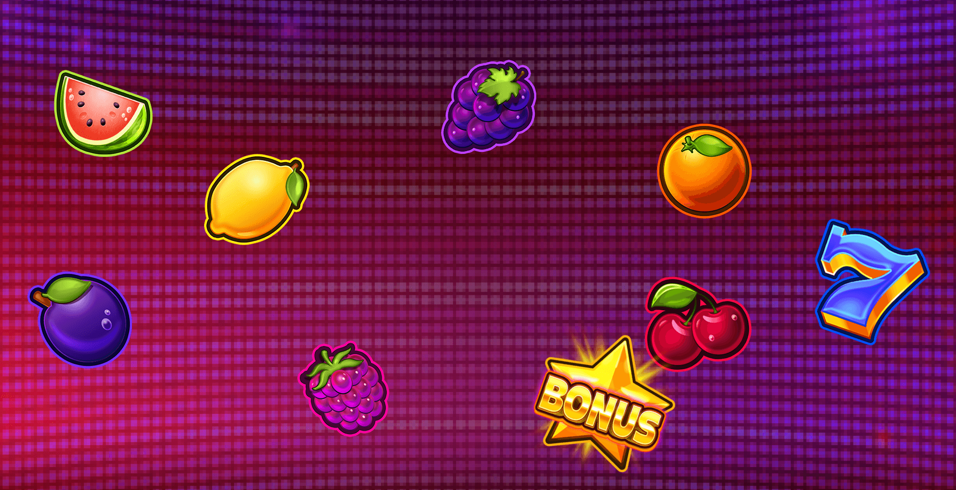 Bonus Fruits slot game fruit machine slots fruit slots fruit graphics bonus games fruit gaming pink background real money bets no wagering casino