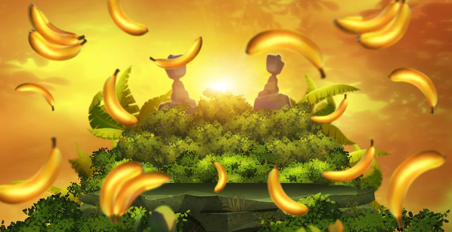 King Kong Cash Even Bigger Bananas Jackpot King mrq online casino slot game king jackpot jungle banana graphic