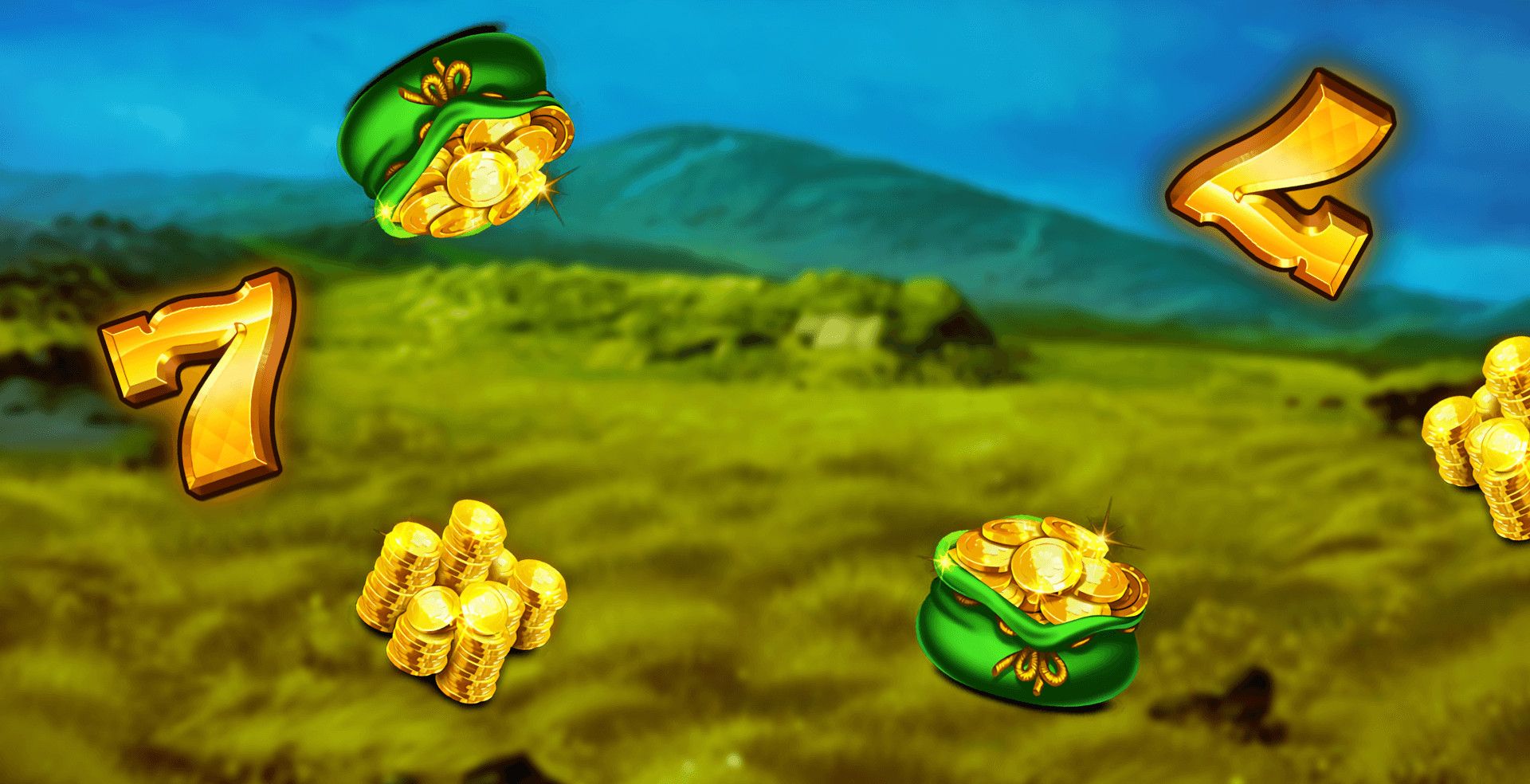 Luck o the Irish Gold Spins slot game Irish themed games Irish slot top games popular slots UK gold coins real money bets mrq online casino no wagering pot of gold