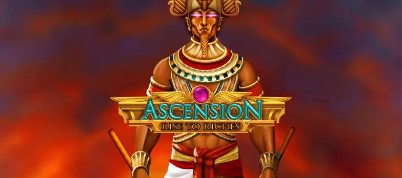 Ascension Rise to Riches slot game Ancient Egypt games Egyptian slot themes Pharoah graphic gem games no wagering casino real money bets Bonus Wheel