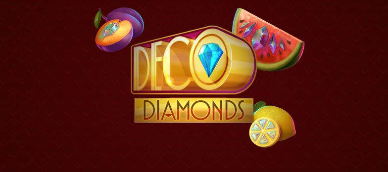 Deco Diamonds slot game art deco style games 7s fruit machine gaming mrq online casino real money bets