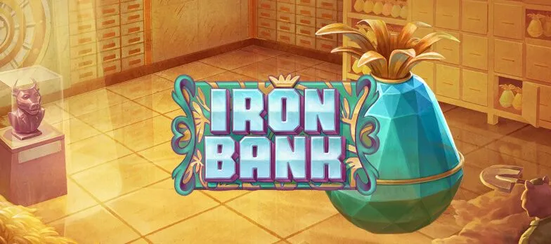 Iron Bank slot game heist games heavily guarded prison vault heist gaming gold bank no wagering casino real money bets