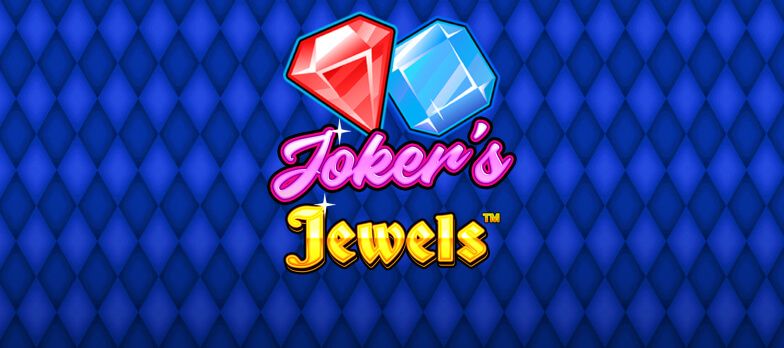 Joker's Jewels slot game Joker games Jester graphic games with gems MrQ online casino real money bets bunting multicoloured flags