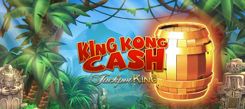 King Kong Cash Jackpot King slot game King Kong slot series Jackpot King slots Gold barrel jackpot games blueprint gaming palm trees real money bets no wagering casino