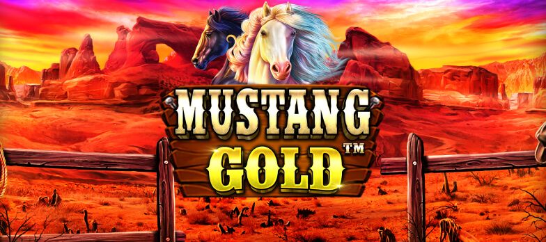 Mustang Gold slot game Horse games with horses Horse Graphic White Horse Old West gaming MrQ online casino real money bets