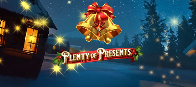 Plenty Of Presents slot game Christmas games Christmas themed slots starry night Christmas lights Christmas presents no wagering casino UK mrq online casino real money bets Christmas bells with ribbon