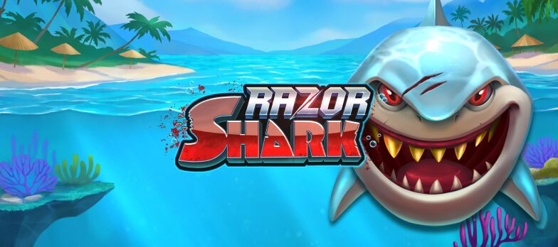 Razor Shark slot game shark games deep sea gaming shark graphic shark teeth underwater real money bets no wagering casino