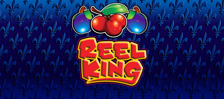 Reel King slot game reel king games blue backdrop red bold letters real money bets top slots popular games no wagering casino fruit slots