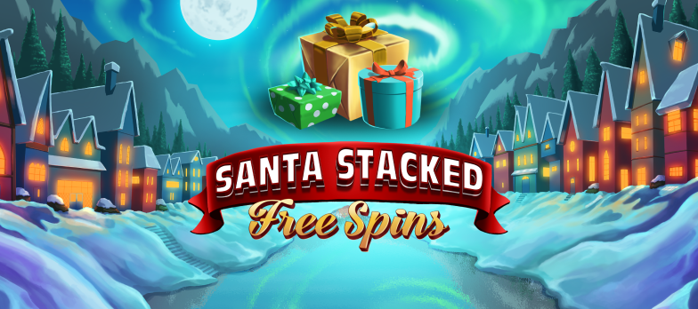 Santa Stacked Free Spins slot game Christmas games best Christmas slot games northern lights real money bets no wagering casino