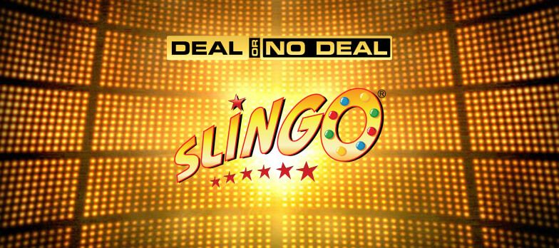 Slingo Deal or No Deal slot game tv show online games red box slingo casino real money bets gold lights