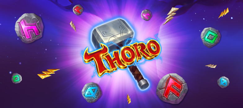 thoro slot game elk studios Mjolnir hammer thor thor's hammer norse mythology norse god space marvel lightning symbols 