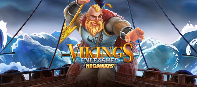 Vikings Unleashed Megaways slot game Viking games Viking online slot games MrQ online casino Viking Ship Viking Cartoon real money bets Megaways casino