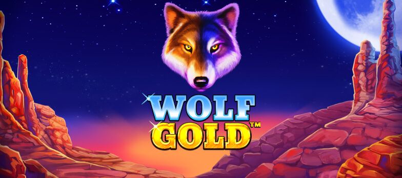 Wolf Gold slot game Pragmatic Play games wolf games wolf graphic play wolf slots real money bets MrQ online casino canyon landscape graphic