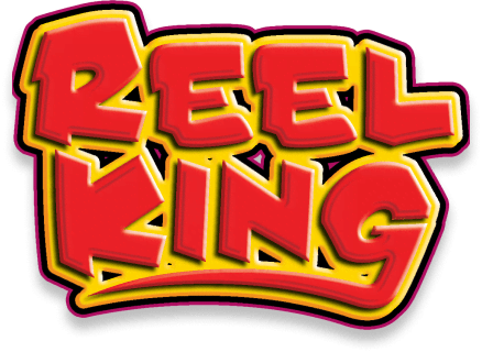 Reel King slot game reel king games blue backdrop red bold letters real money bets top slots popular games no wagering casino