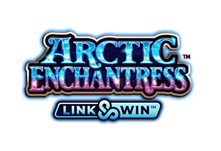 Arctic Enchantress Link and Win slot game Frosty games winter is coming blonde woman graphic snow capped pine trees mrq online casino UK real money bets no wagering