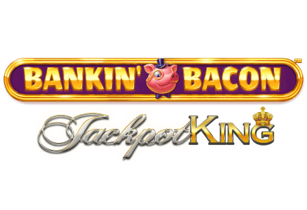 Bankin Bacon Jackpot King slot game jackpot games Jackpot King slot series bank vault heist gaming pastel bank real money bets mrq online casino no wagering pig graphic