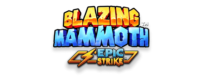 Blazing Mammoth Epic Strike slot game Wooly Mammoth graphic ice age games sunset real money bets no wagering casino