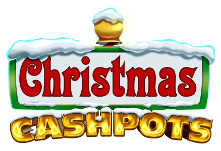 Christmas Cash Pots slot game Christmas games wrapped presents gift cartoon graphic northern lights winter games real money bets snow logo