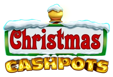 Christmas Cash Pots slot game Christmas games wrapped presents gift cartoon graphic northern lights winter games real money bets snow logo