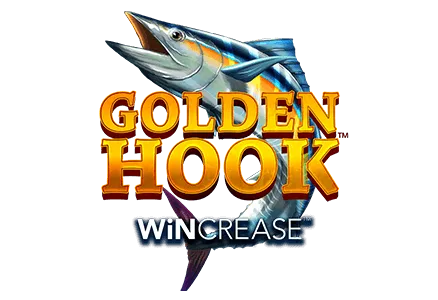 Golden Hook slot game fishing games bass graphic fishing slots fishing hook MrQ online casino UK slots no wagering real money bets