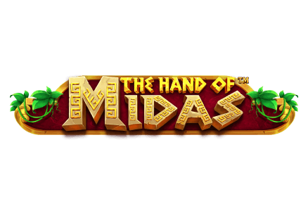 Hand of Midas slot game Greek mythology games ancient gaming blue floor real money bets no wagering casino plant logo