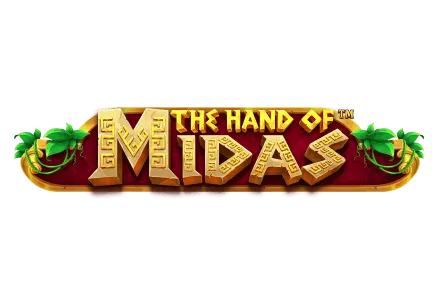 Hand of Midas slot game Greek mythology games ancient gaming blue floor real money bets no wagering casino plant logo