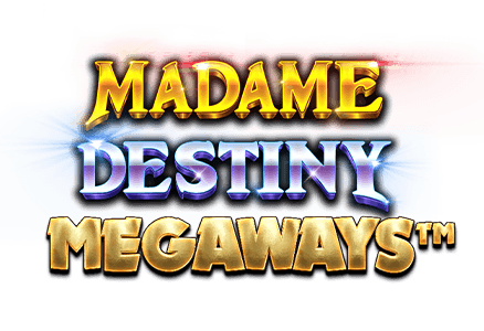 Madame Destiny Megaways casino slot game Fortune Teller games into the woods crystal ball reader fortune gaming real money bets no wagering casino destiny logo