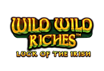 Wild Wild Riches slot game Luck of the Irish slots Best irish slots real money bets no wagering casino rainbow graphic