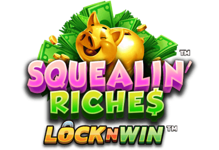 Squealin Riches slot game lock n win games spin the wheel gaming gold coins pig games real money bets mrq online casino no wagering gold piggy