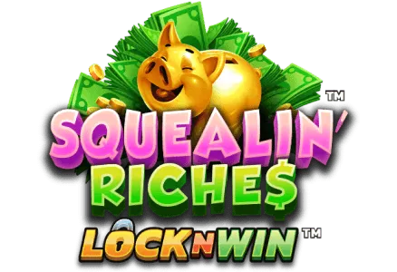 Squealin Riches slot game lock n win games spin the wheel gaming gold coins pig games real money bets mrq online casino no wagering gold piggy