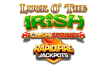 Luck o'the irish cash strike rapid fire jackpot blueprint gaming fruit machine slot game rainbow