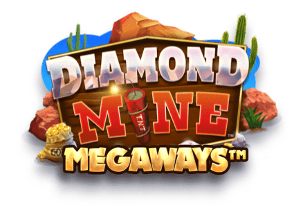 Diamond Mine Megaways miners mrq online casino mobile casino slot games tnt graphics logo