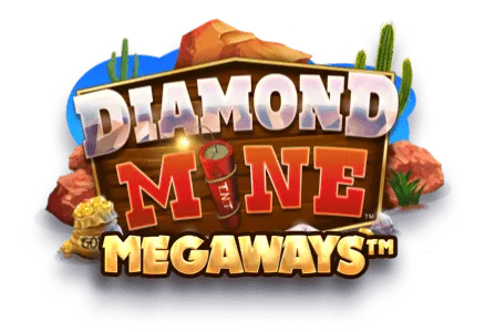 Diamond Mine Megaways miners mrq online casino mobile casino slot games tnt graphics logo
